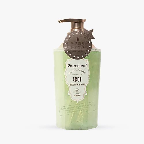 Green Leaf Гель для душа с позолоченными микрошариками (утренняя роса), 500мл